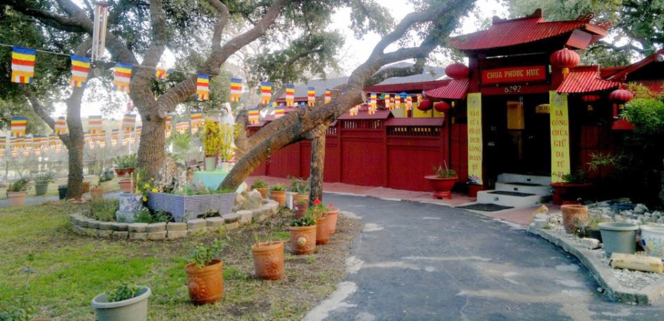 Ngôi chùa Việt tại San Antonio, Texas- Mỹ.