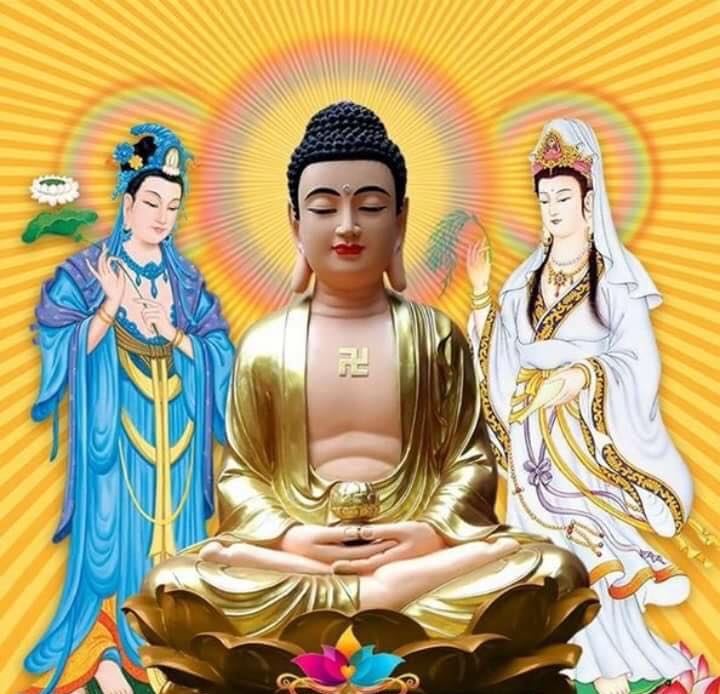 Phật tử và người dân cầu nguyện, hướng về vùng dịch.